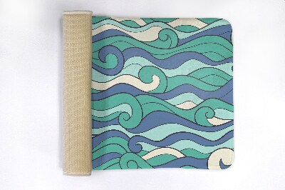 Bath rug Sea Waves