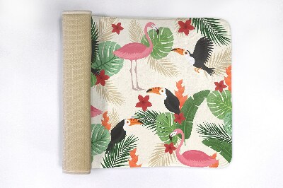 Bathmat Birds Flamingos