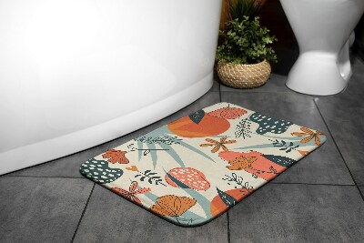 Bath rug Floral Flowers