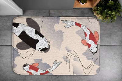 Bath mat Koi fish