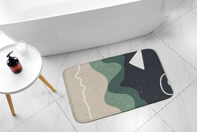 Bath mat Geometric Pattern