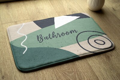 Bathroom rug Geometric Pattern