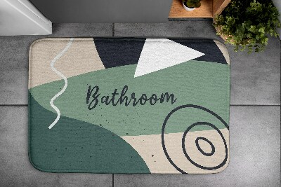 Bathroom rug Geometric Pattern