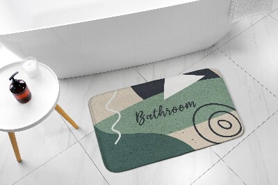 Bathroom rug Geometric Pattern