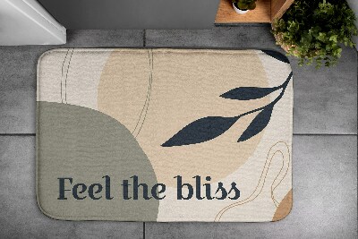 Non slip shower mat Plant Leaf