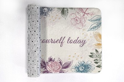 Bathroom mat Floral pattern