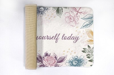 Bathroom mat Floral pattern