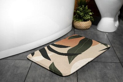 Bath mat Tropical abstract