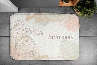 Bathroom rug Geometric abstract