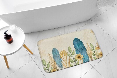 Bath rug Bird Feathers