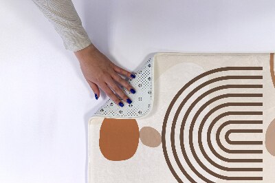 Bathroom carpet Geometric pattern