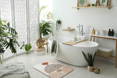 Bathroom carpet Geometric pattern