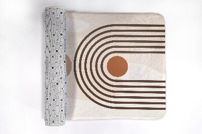 Non slip shower mat Geometric Abstraction