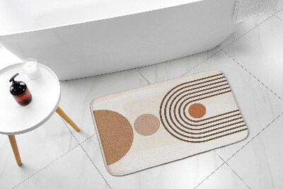 Non slip shower mat Geometric Abstraction