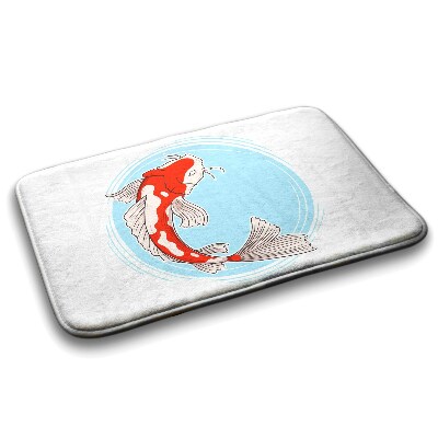 Bath rug Koi carp