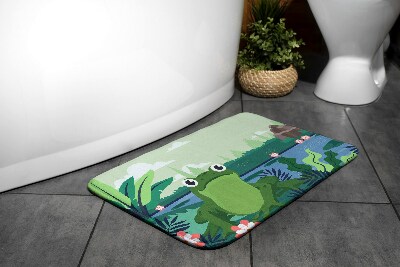 Non slip bath mat Frog