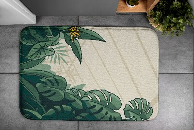 Bath rug Monstera Plants