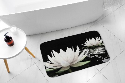 Bathmat Flowers Water Lilies