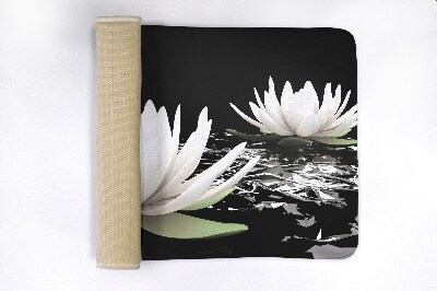 Bathmat Flowers Water Lilies