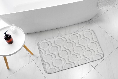 Bathroom carpet Circles pattern