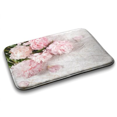 Non slip bath mat Flowers Carnations