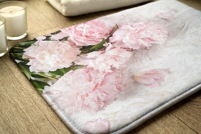 Non slip bath mat Flowers Carnations