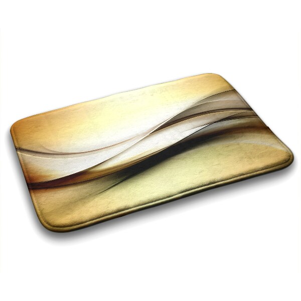 Bathmat Gold Abstraction