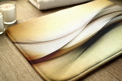 Bathmat Gold Abstraction