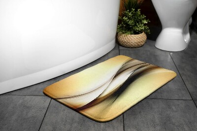 Bathmat Gold Abstraction