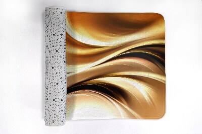 Bath mat Gold Abstraction