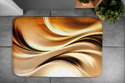 Bath mat Gold Abstraction