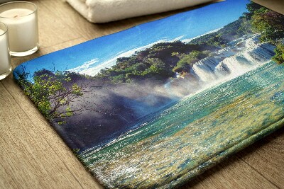 Bathroom carpet Landscape Waterfall