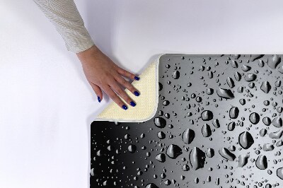 Bathroom carpet Raindrops