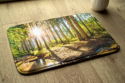 Bath rug Landscape Forest