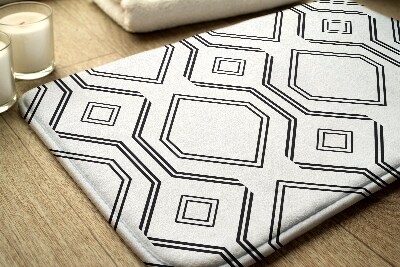 Bath mat Square patterns