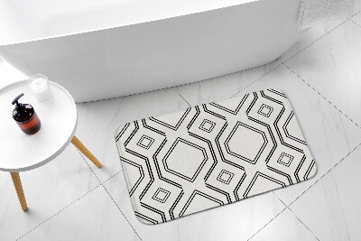 Bath mat Square patterns