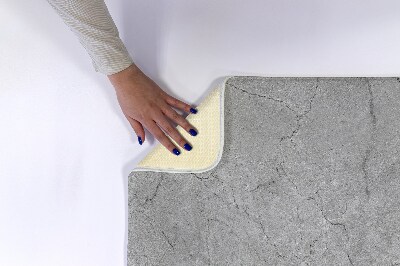 Bathroom rug Gray concrete