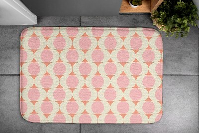 Bath rug Geometric pattern