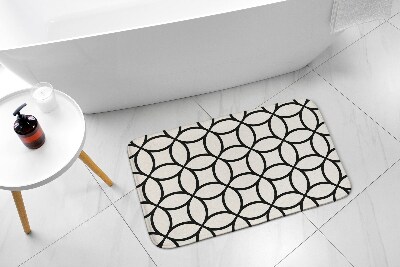 Non slip bath mat Geometric pattern