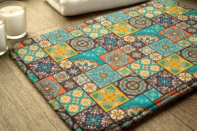 Bath rug Colorful Geometric Patterns