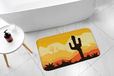 Bathroom rug Cactus Desert