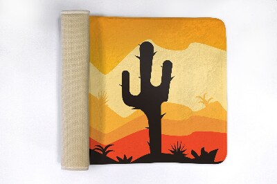 Bathroom rug Cactus Desert