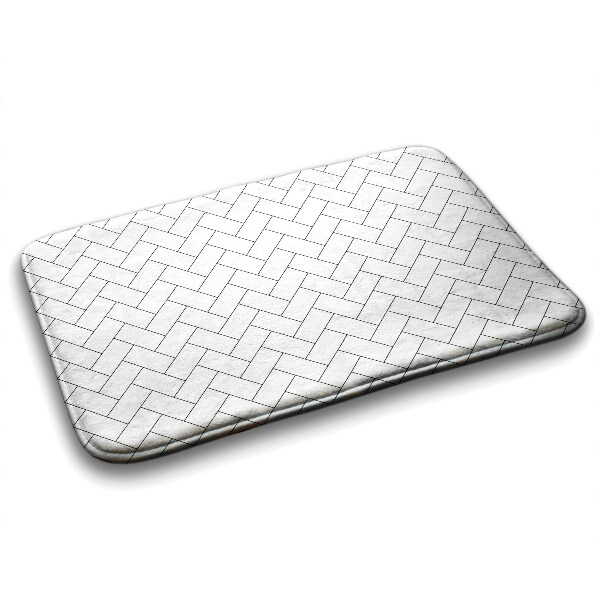 Bathroom mat Rectangles Pattern