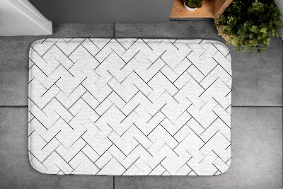 Bathroom mat Rectangles Pattern