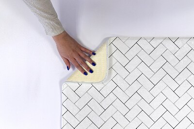 Bathroom mat Rectangles Pattern