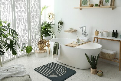 Bathmat Geometric Pattern