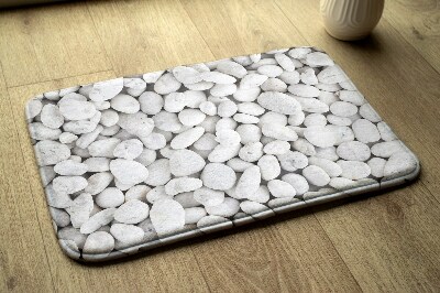 Bathroom rug Stones