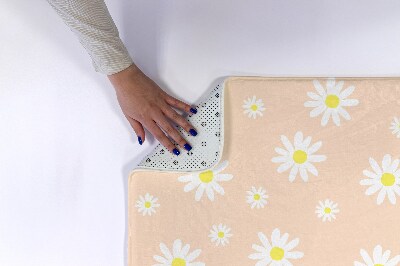 Non slip shower mat Flowers pattern