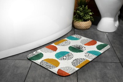 Non slip bath mat Circles Lines