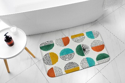 Non slip bath mat Circles Lines